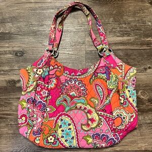 Vintage multicolor paisley Vera Bradley bag